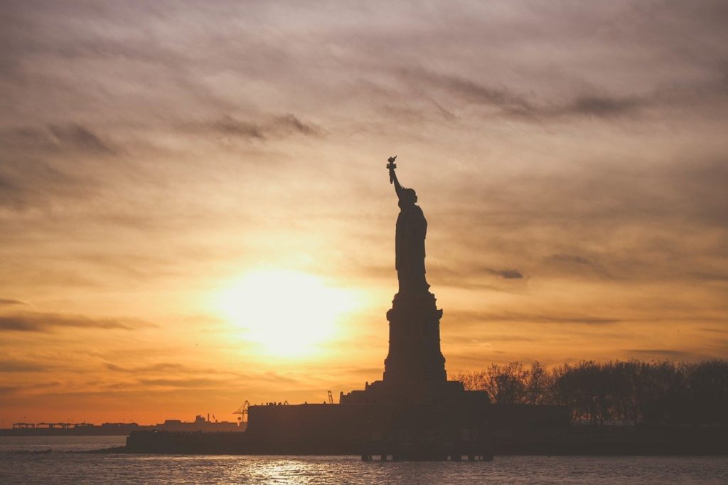statue of liberty, landmark, liberty